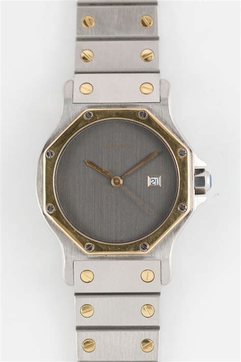 cartier santos octagon ghost dial|cartier santos octagon 2966.